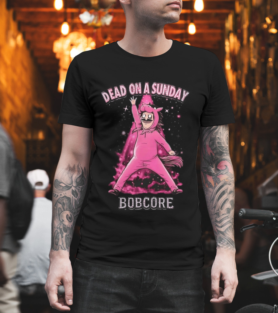 Dead On A Sunday Bobcore Pink Costume T-Shirt