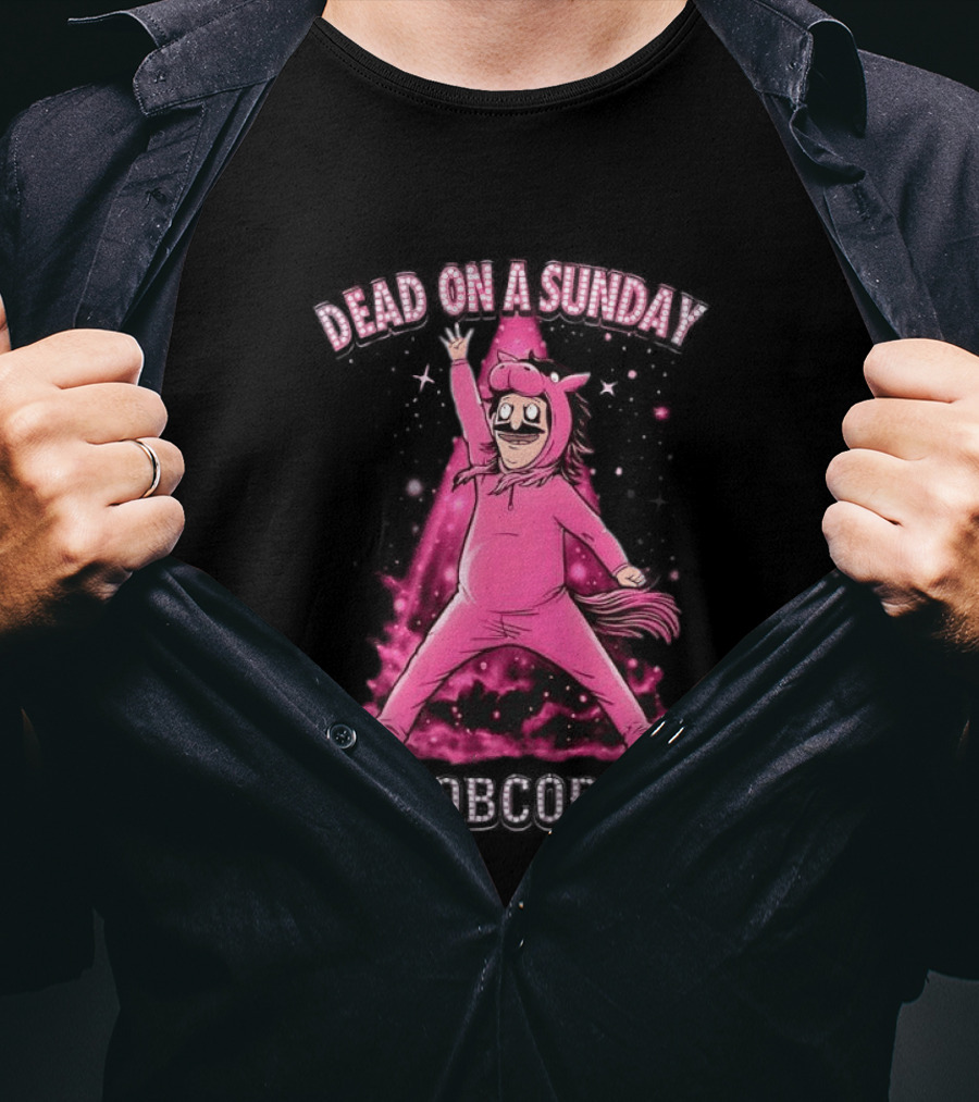 Dead On A Sunday Bobcore Pink Costume T-Shirt