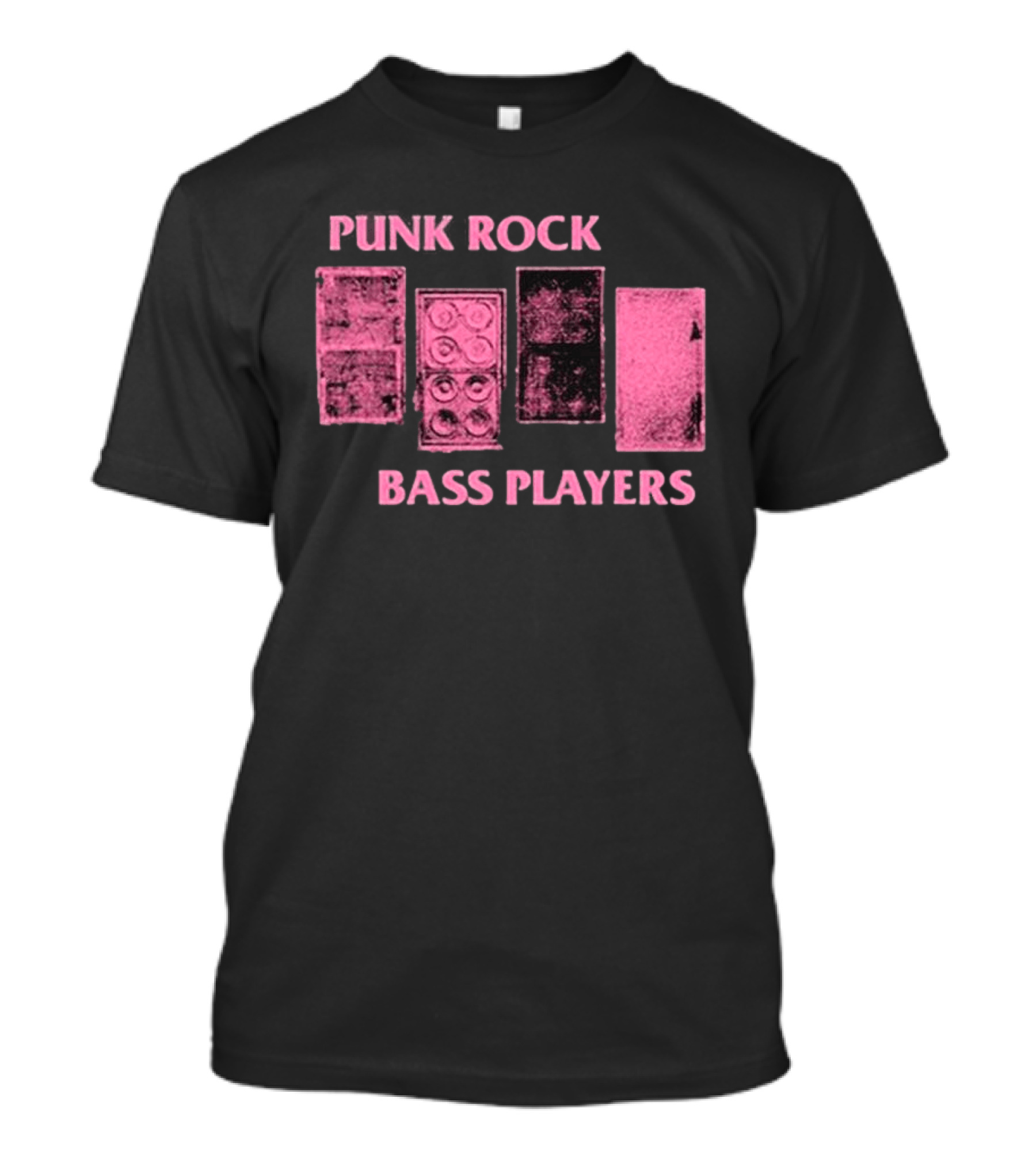 Punk Rock Bass Players Amplifier Speaker Stacks T-Shirt