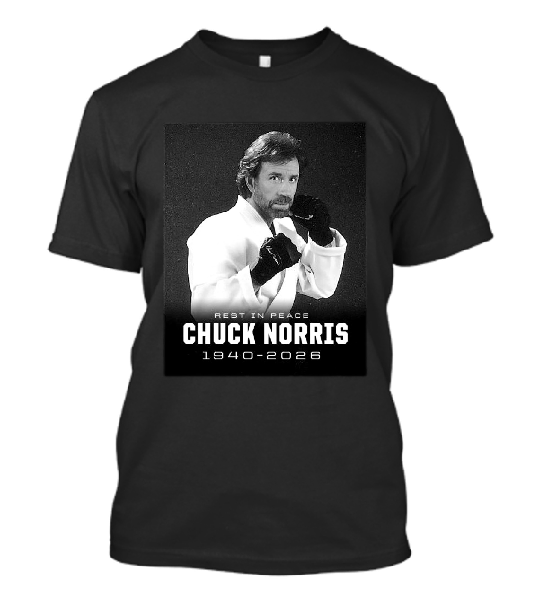 Rest In Peace Chuck Norris 1940 2026 Legend T-Shirt