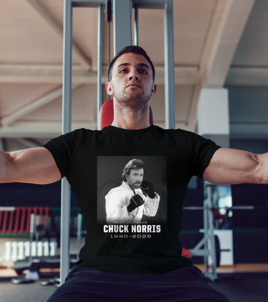 Rest In Peace Chuck Norris 1940 2026 Legend T-Shirt