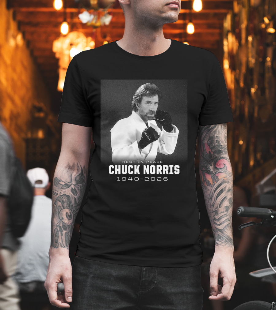 Rest In Peace Chuck Norris 1940 2026 Legend T-Shirt