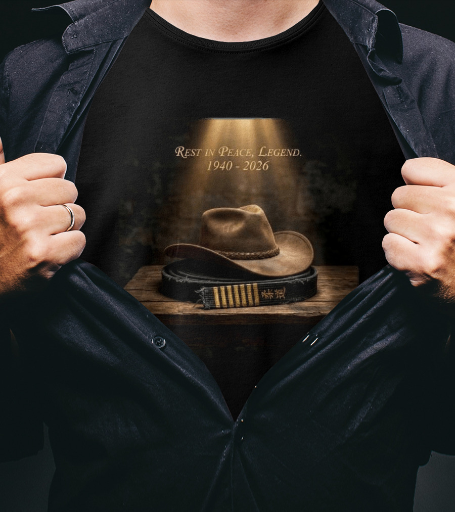 Rest In Peace Legend Chuck Norris 1940 2026 Forever T-Shirt