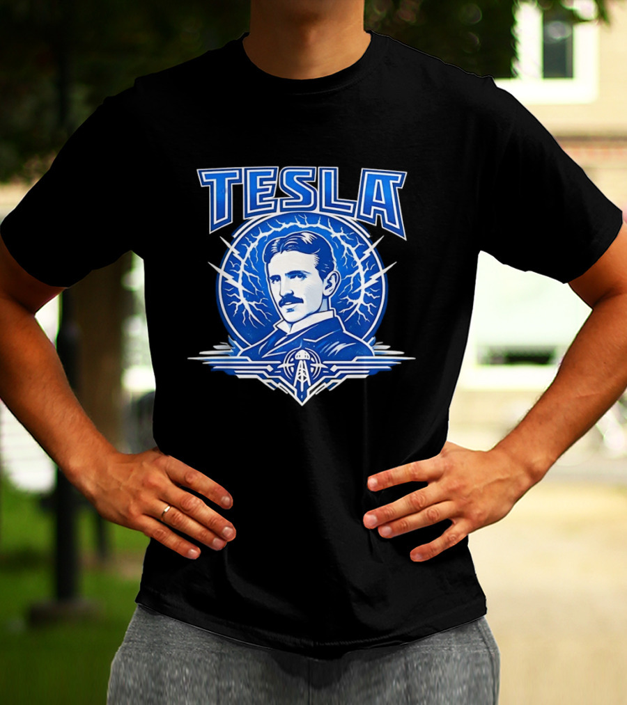 Tesla Master Of Lightning Nikola Leading Electrical Innovations T-Shirt
