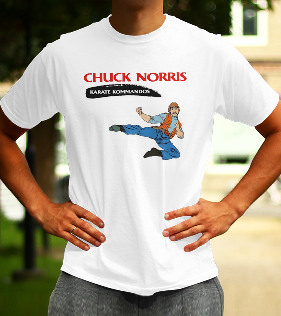 Chuck Norris Karate Kommandos 80s Cartoon Martial Arts Adventure T-Shirt
