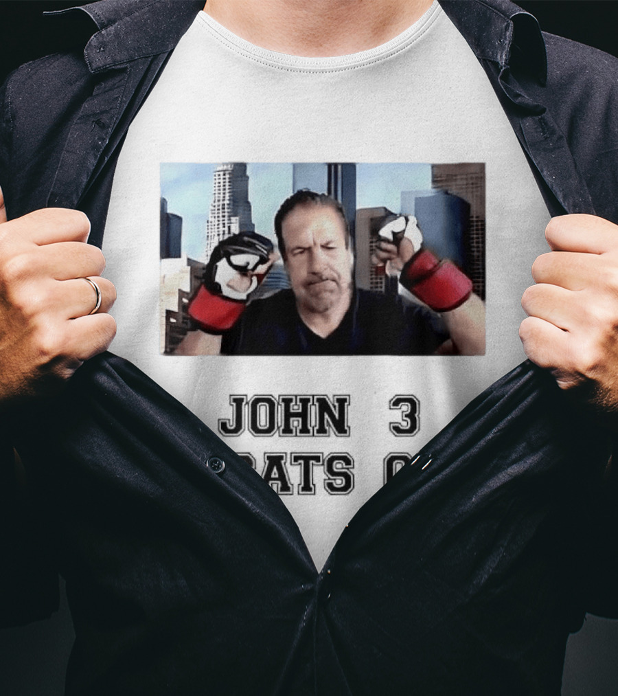 John Melendez Boxing Style Victory John 3 Cats 0 T-Shirt