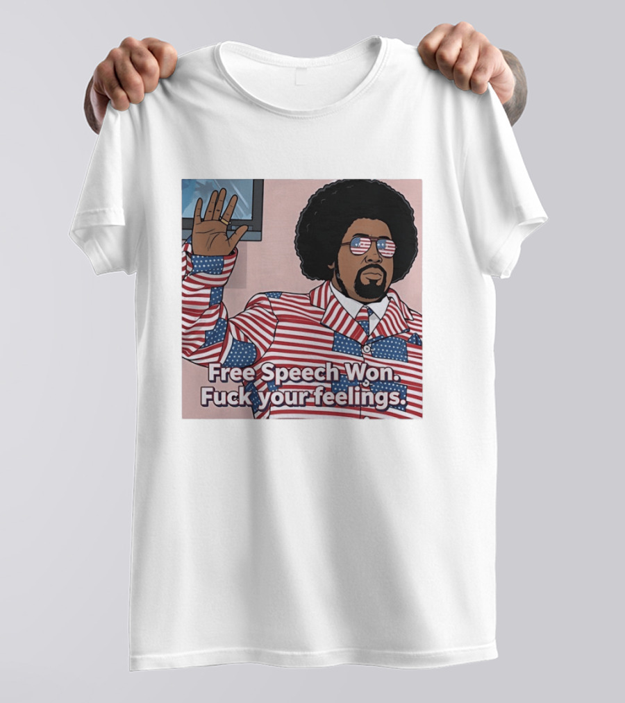 USA Flag Free Speech Won Fck Your Feelings Patriotic T-Shirt