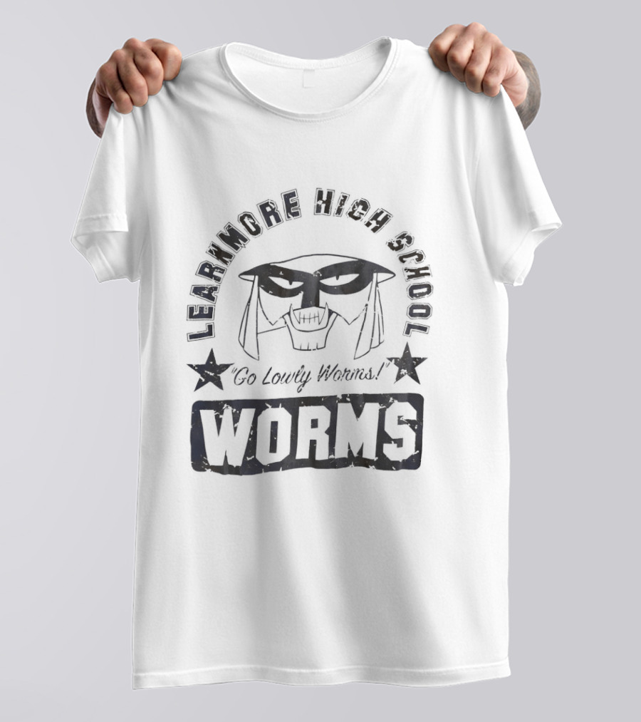 Learamore High School Go Lowry Worms T-Shirt