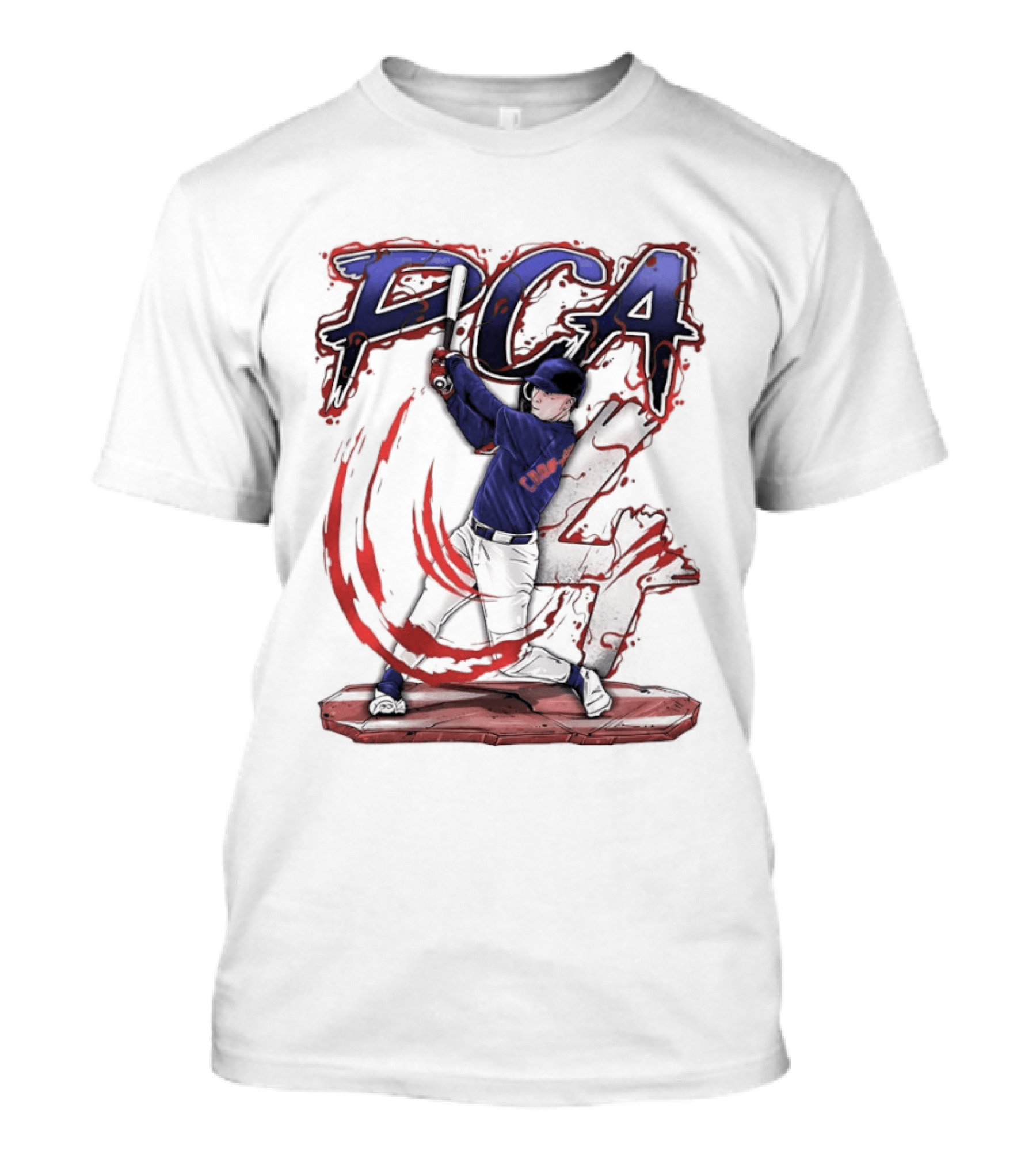 PCA Player Of 4 Philadelphia Phillies Baseball 2026 Batter Stance Action T-Shirt