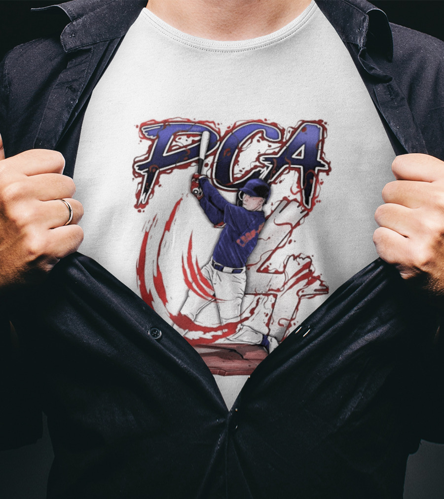 PCA Player Of 4 Philadelphia Phillies Baseball 2026 Batter Stance Action T-Shirt