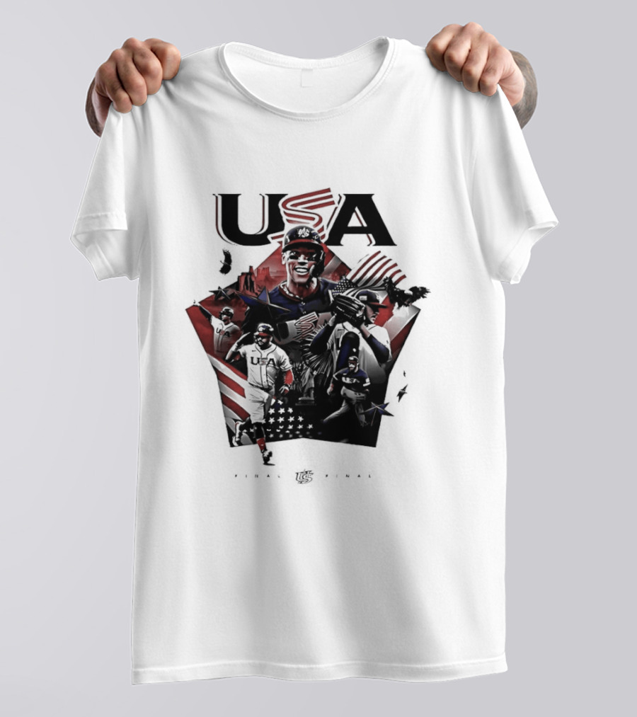USA Baseball Team Final Third Straight Time Champion T-Shirt
