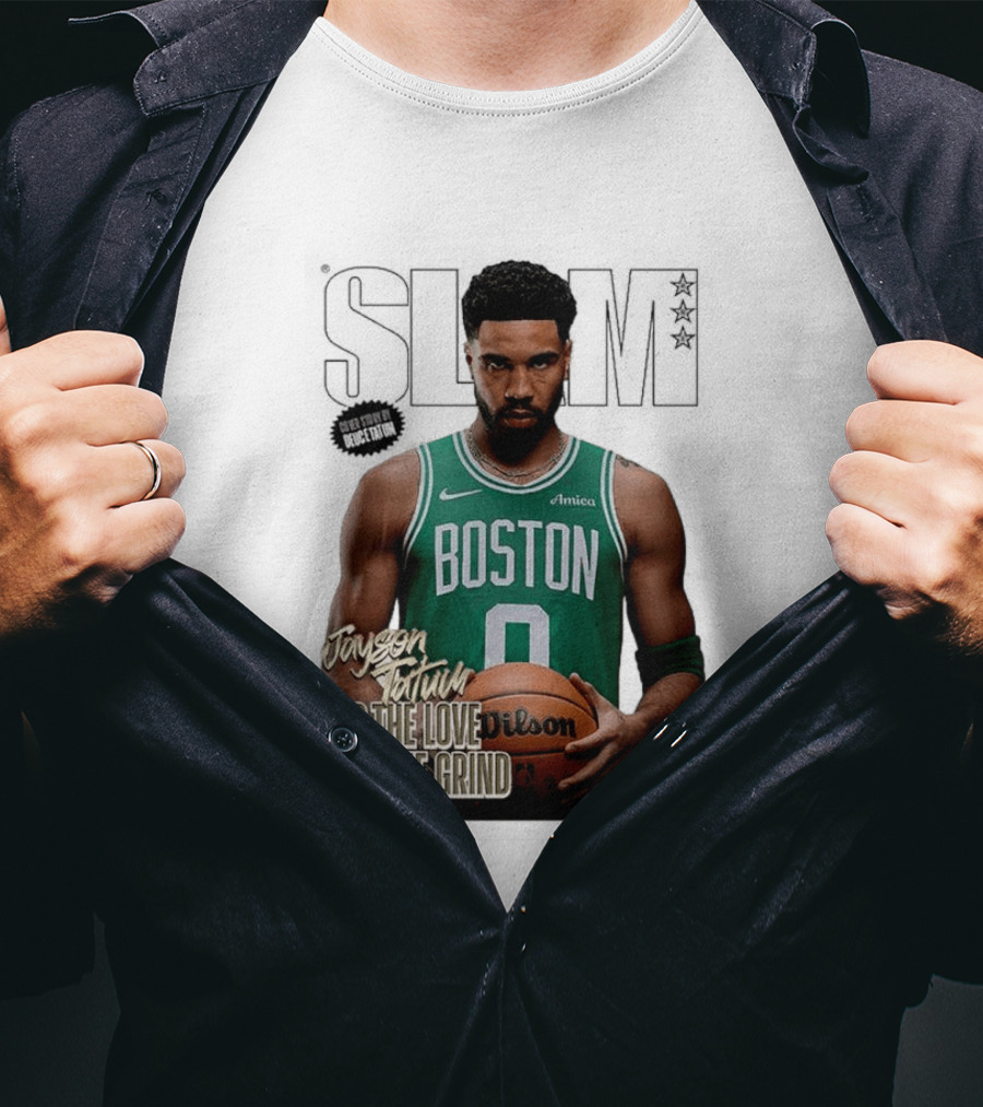 SLAM 261 Jayson Tatum Boston Celtics For The Love Of The Grind T-Shirt
