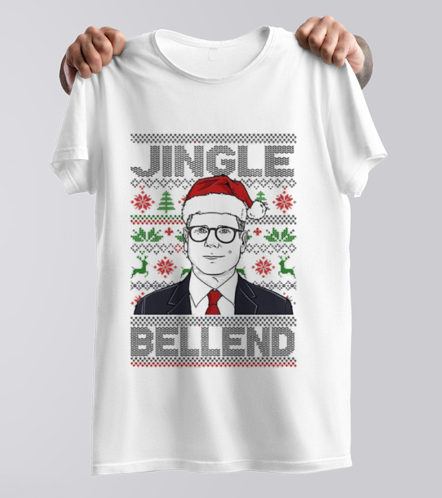 Original Keir Starmer Jingle Bell End Ugly Christmas Sweater T-Shirt