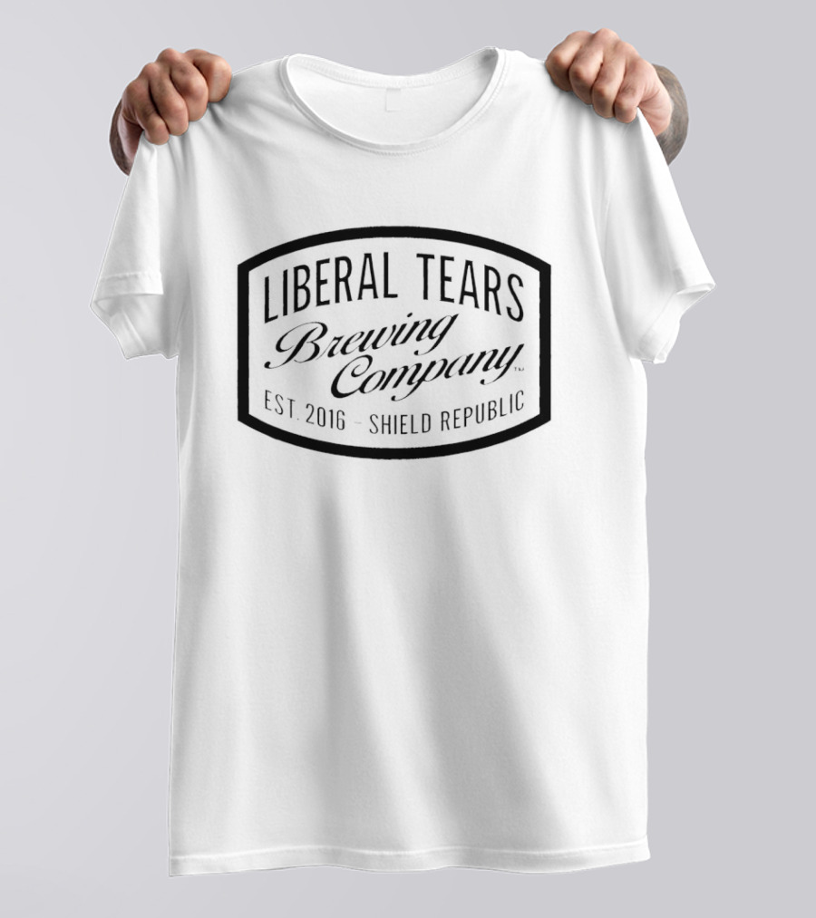 Liberal Tears Brewing Company Est 2016 Shield Republic T-Shirt