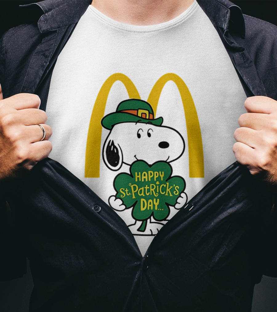 McDonald's Snoopy Happy St. Patrick's Day 2026 Collaboration T-Shirt