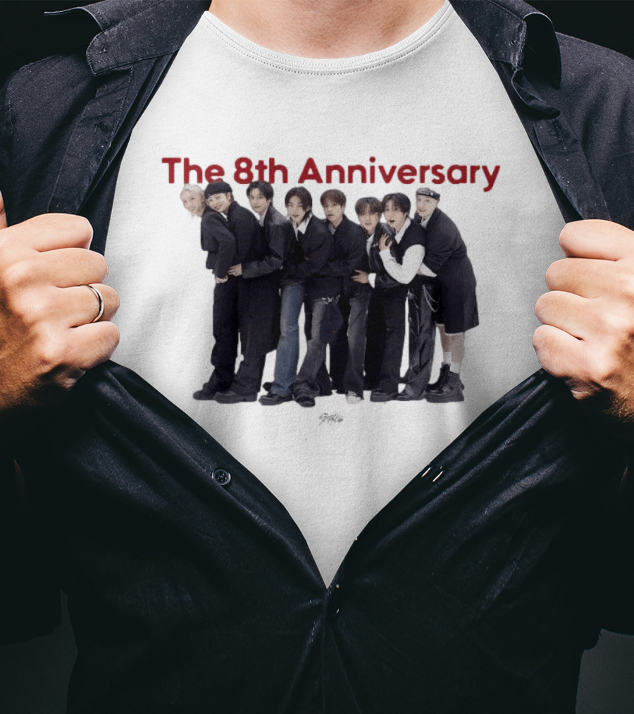 Stray Kids The 8th Anniversary Celebration T-Shirt