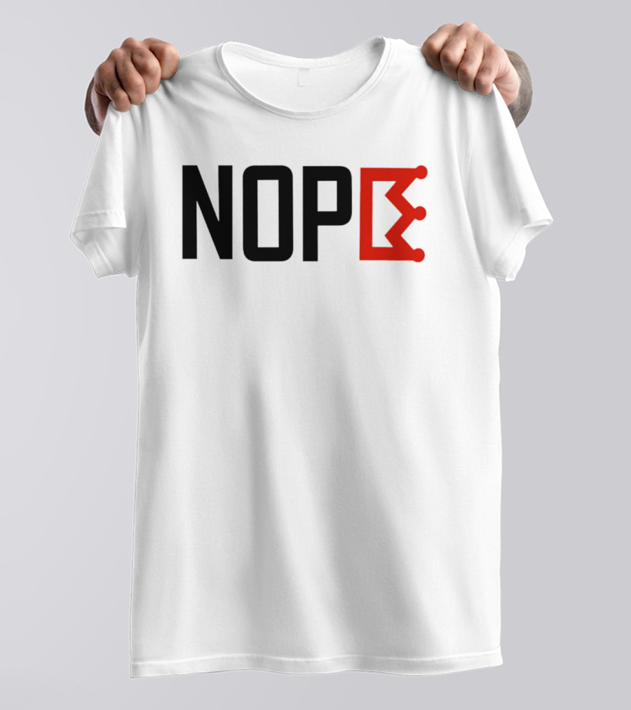 NOPE Crown Symbol No Kings In America T-Shirt