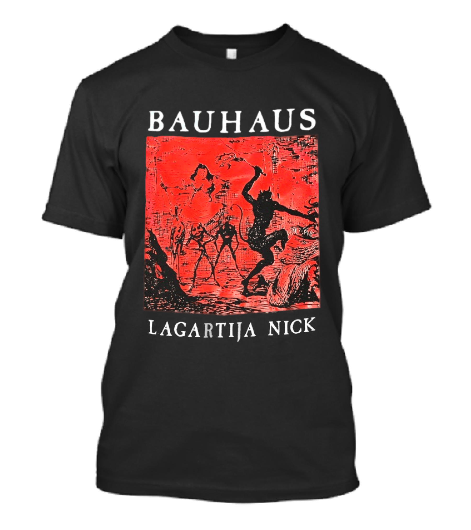 Bauhaus Lagartija Nick Mythical Creature Devil T-Shirt