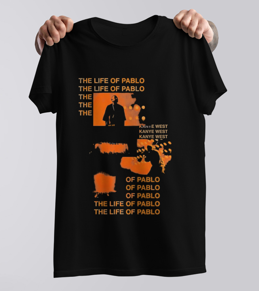 Kanye West The Life Of Pablo Album Cover T-Shirt