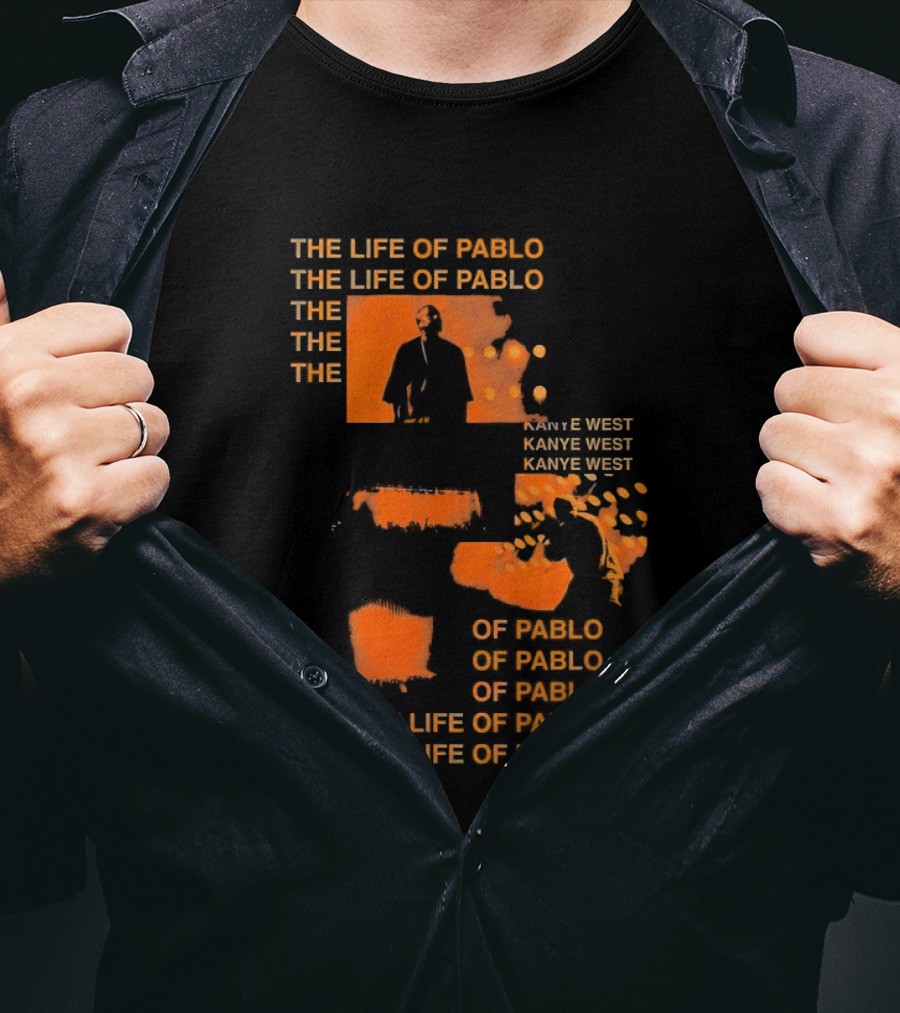 Kanye West The Life Of Pablo Album Cover T-Shirt
