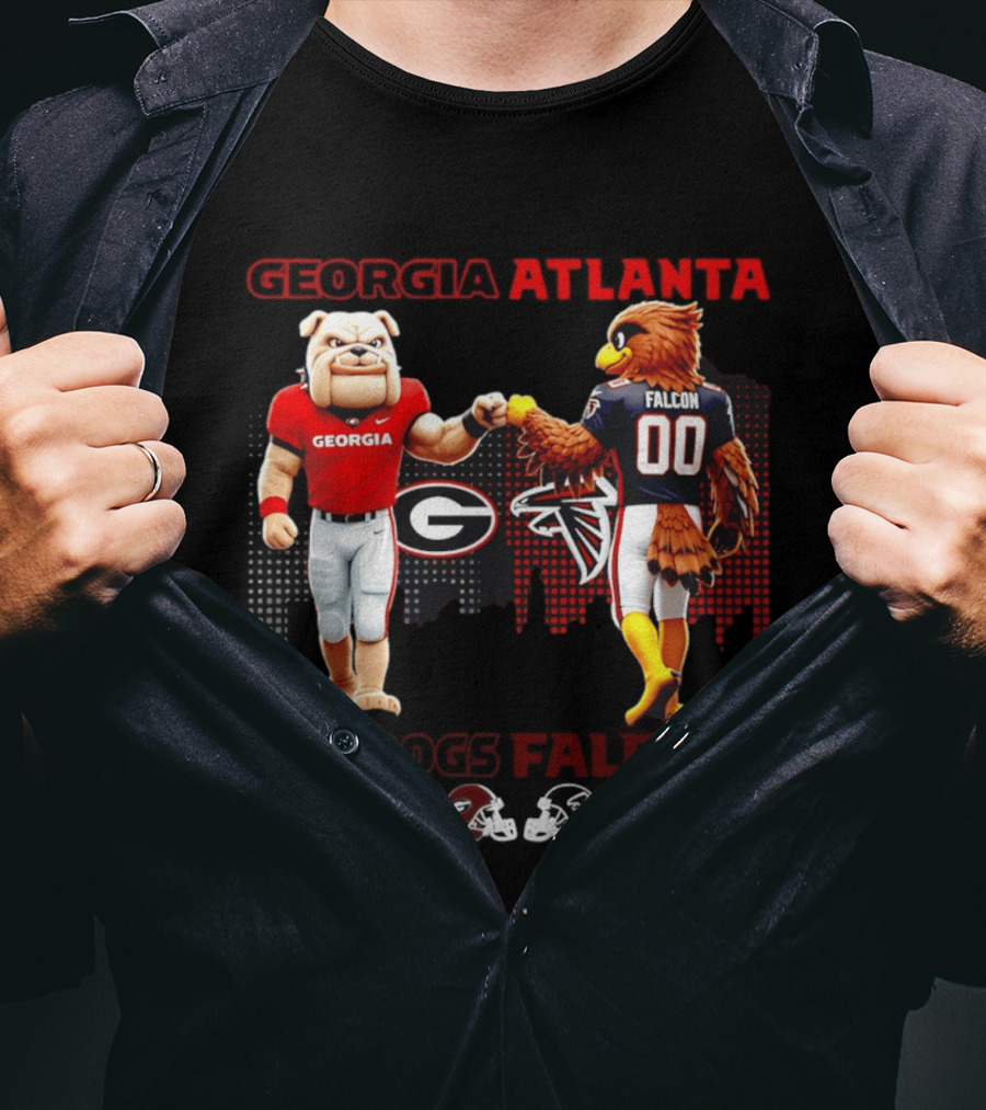 Georgia Atlanta Bulldogs Falcons Saturdays Sundays T-Shirt