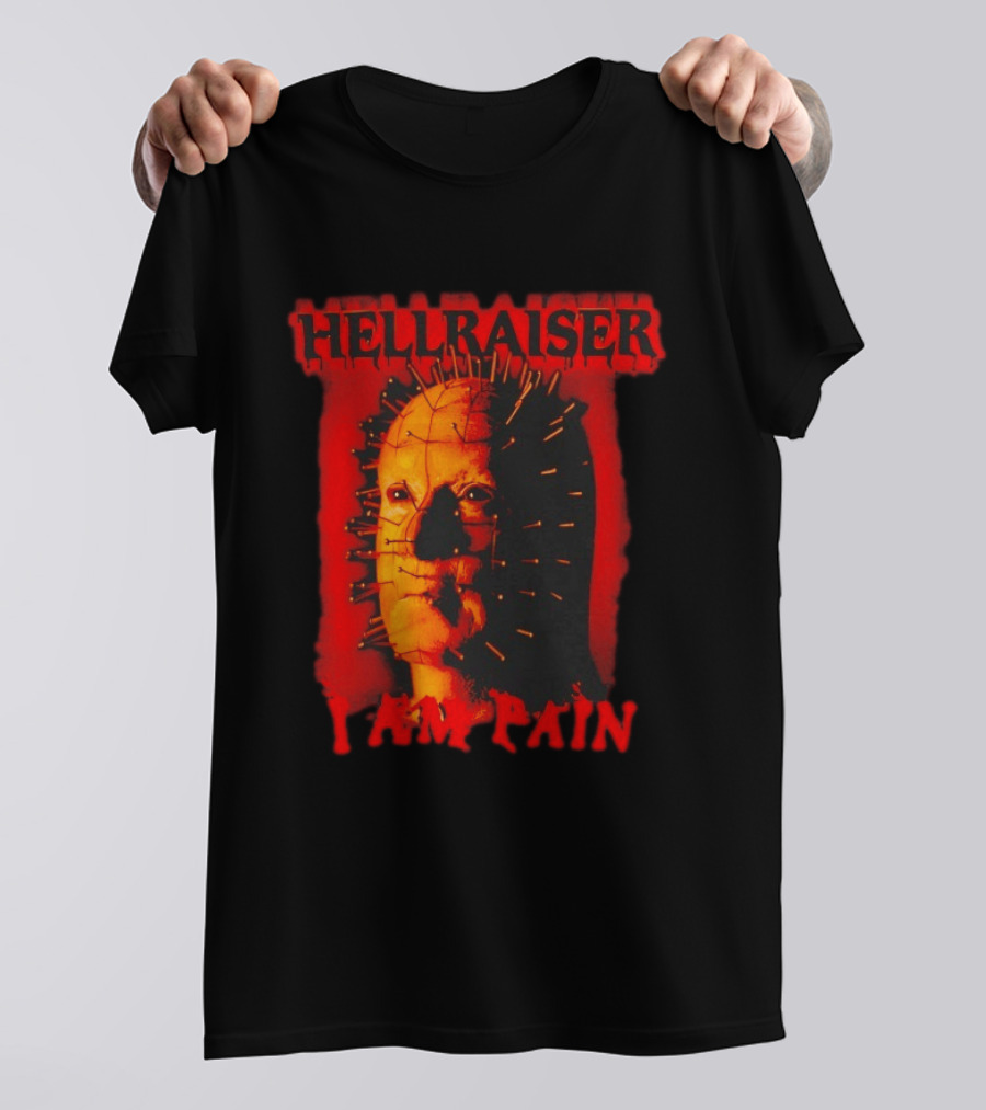 Hellraiser I Am Pain Pinhead Horror Movie T-Shirt