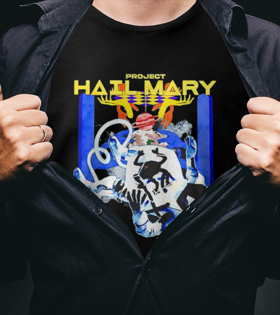 Hail Mary Sci Fi Space Adventure Book Lover T-Shirt