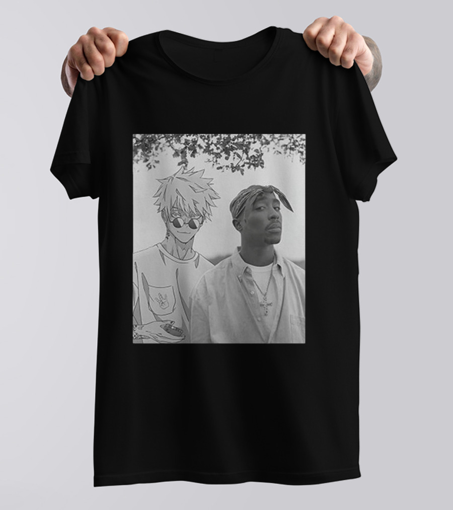 Jujutsu Kaisen X Tupac Collaboration All Eyez On Me T-Shirt