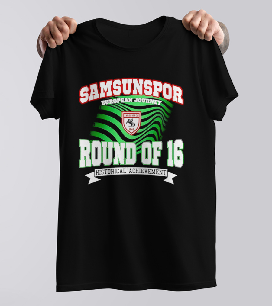 Samsunspor European Journey 1965 Round Of 16 Historical T-Shirt
