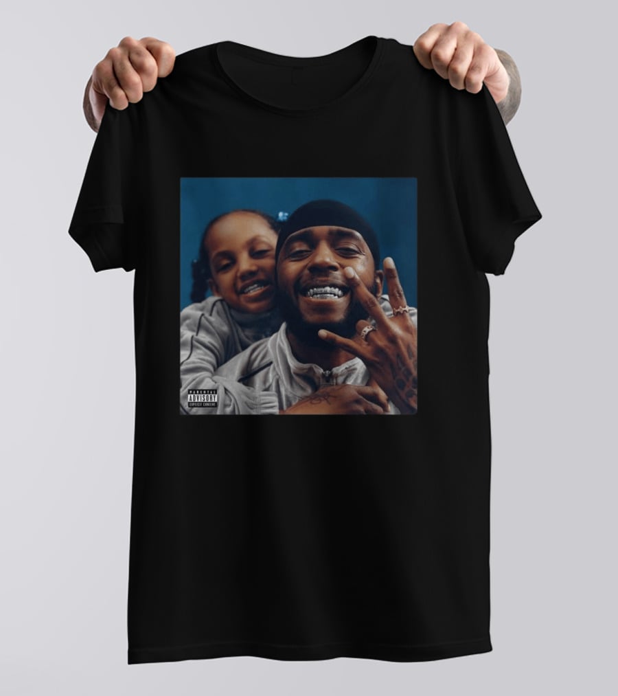 6Lack Love Is The New Gangsta Album Cover Grinning With Grillz T-Shirt