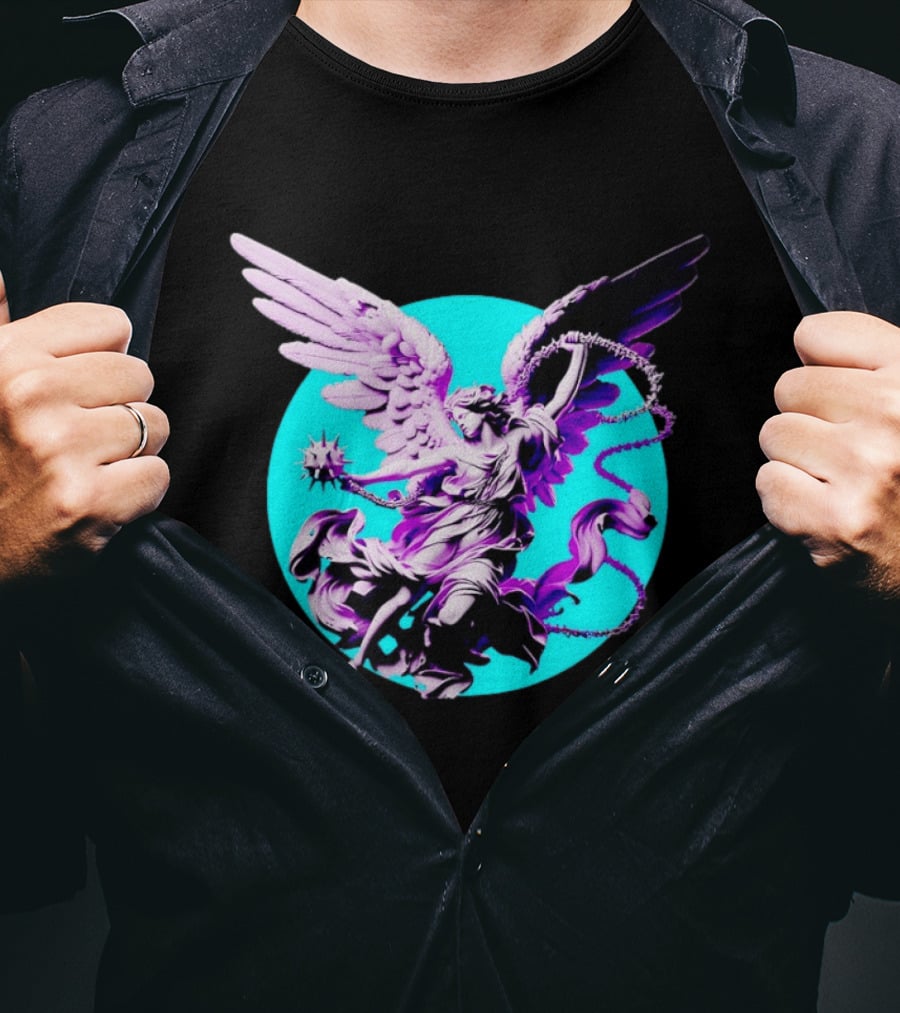 Medieval Angel Renaissance Bernini Italy Gothic Middle Ages Sculpture Aesthetic T-Shirt