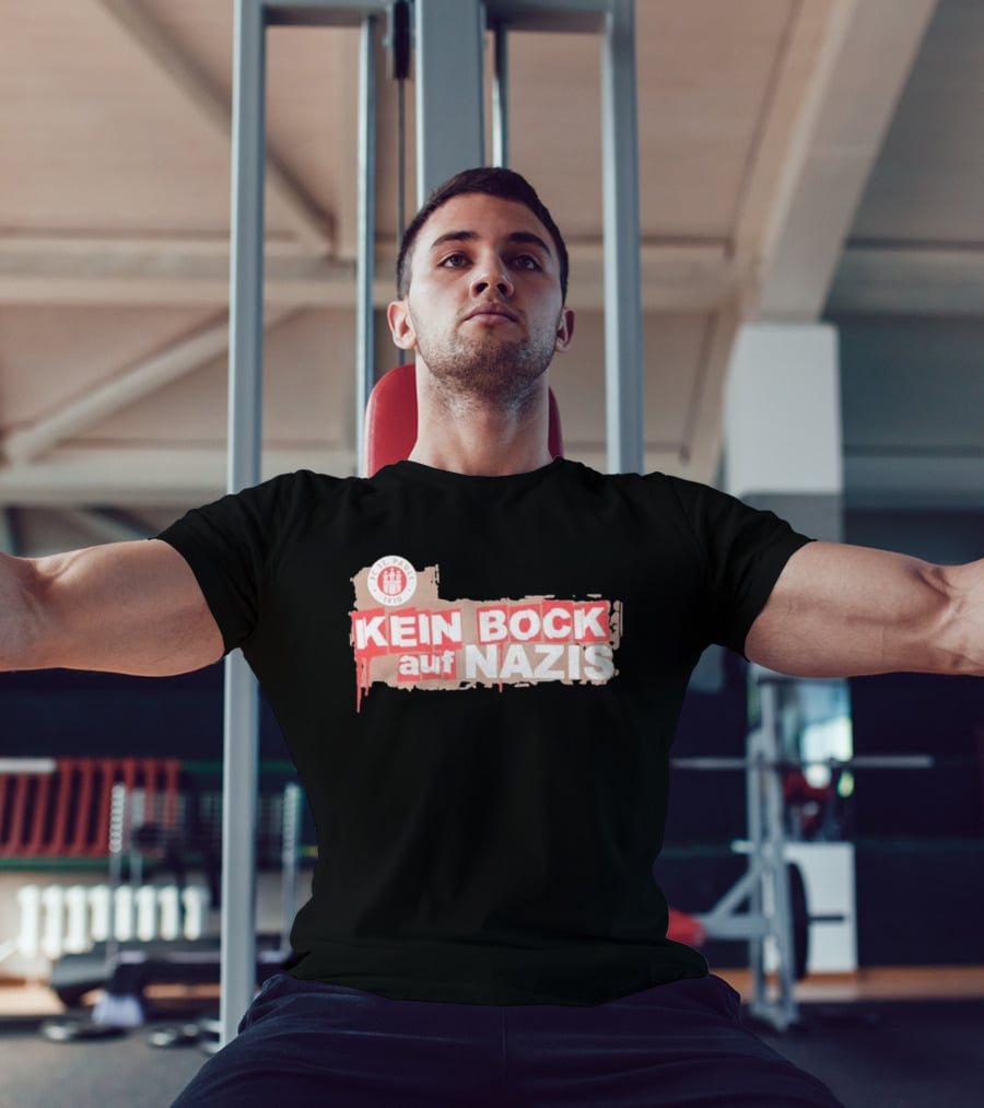 FC St Pauli Kein Bock Auf Nazis Anti Fascist T-Shirt