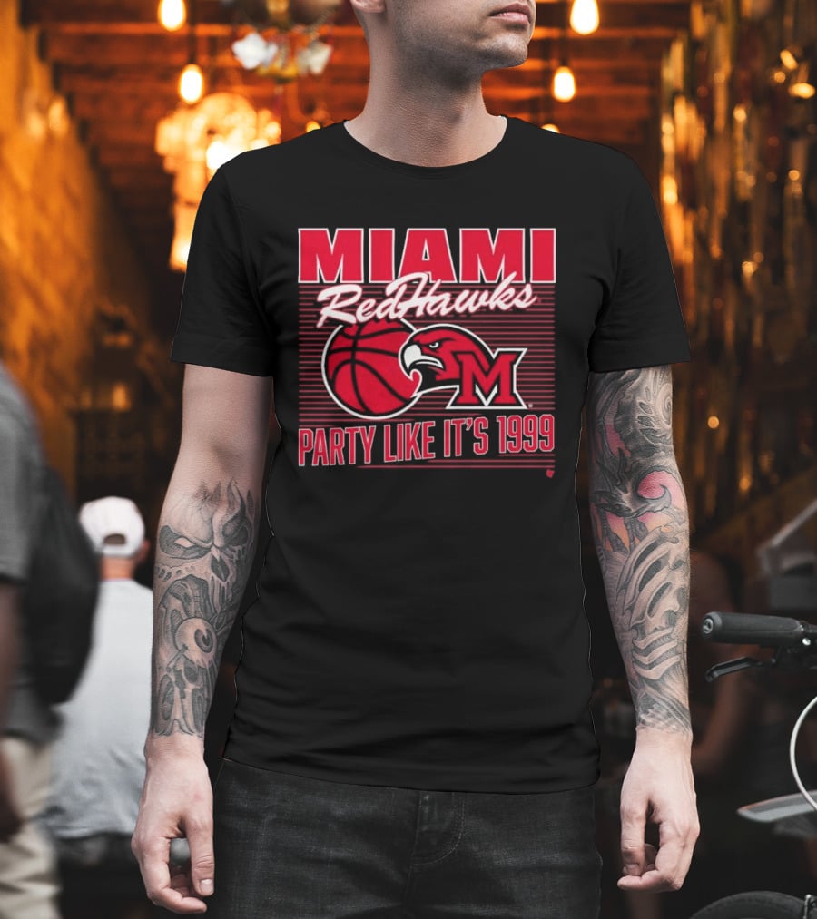 Miami RedHawks Basketball Party Like It's 1999 T-Shirt