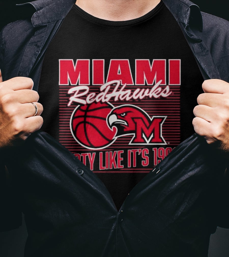 Miami RedHawks Basketball Party Like It's 1999 T-Shirt