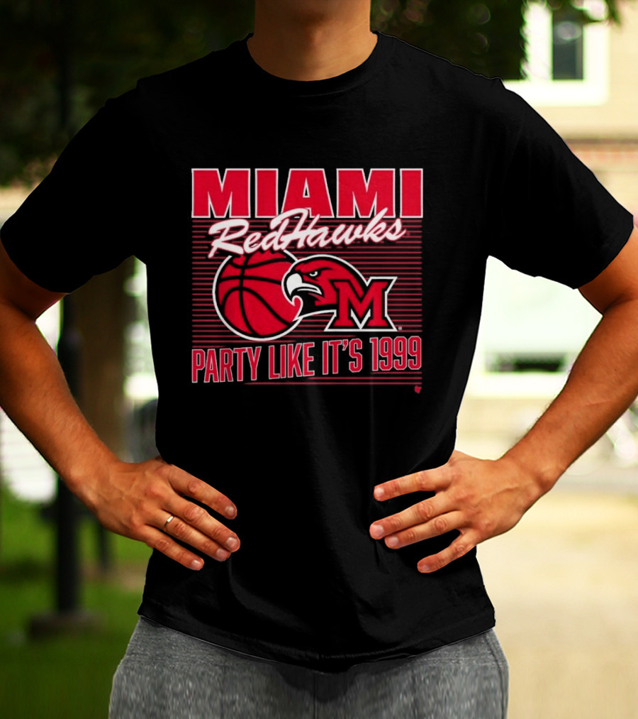 Miami RedHawks Basketball Party Like It's 1999 T-Shirt