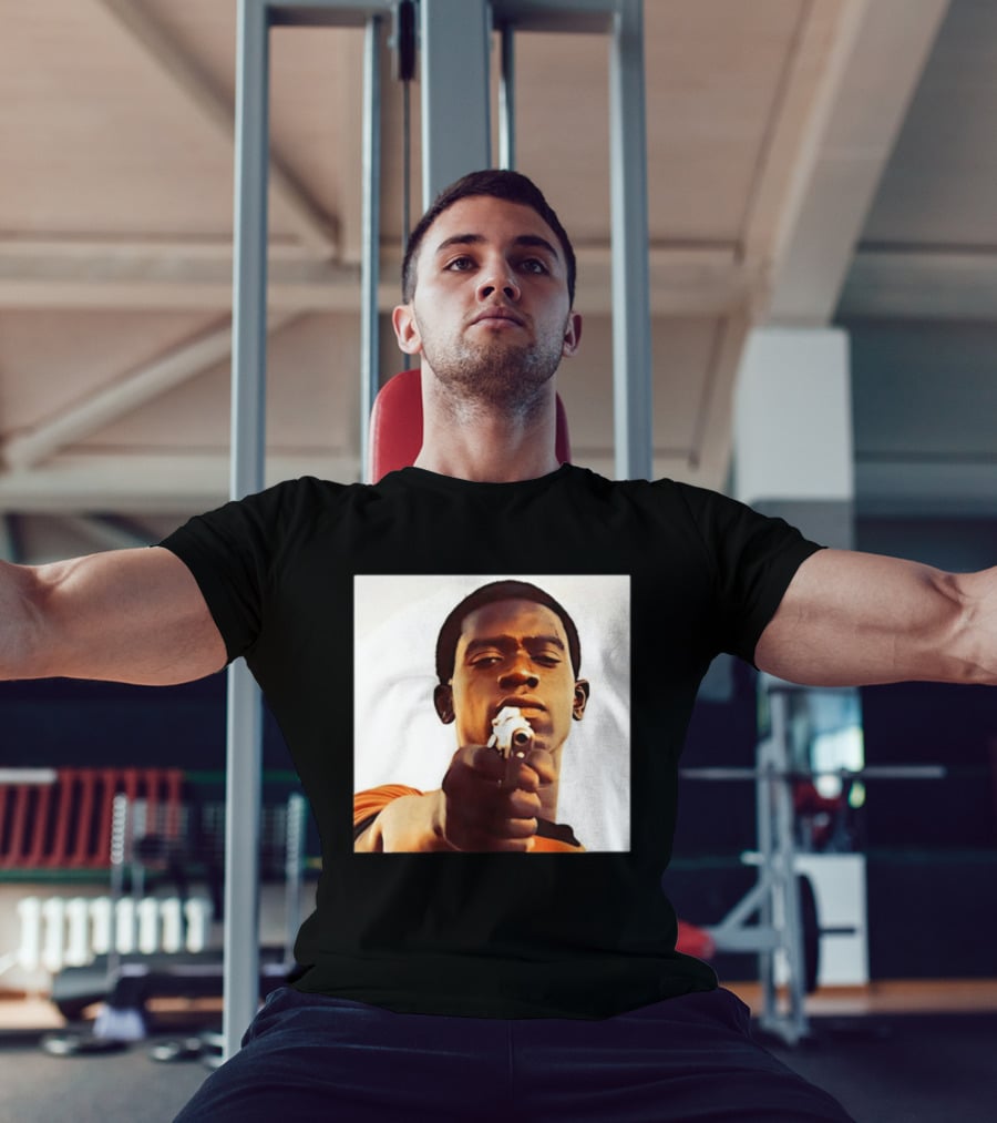 Snowfall TV Series 2017 Damson Idris Character With Gun T-Shirt