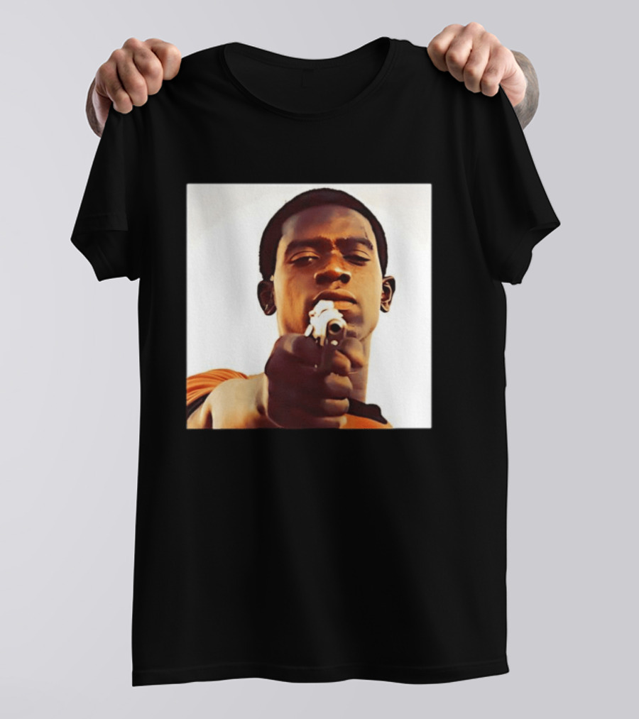 Snowfall TV Series 2017 Damson Idris Character With Gun T-Shirt