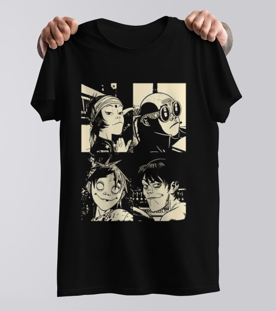 Gorillaz The Mountain Tour 2023 Dates And Locations Vintage Band T-Shirt