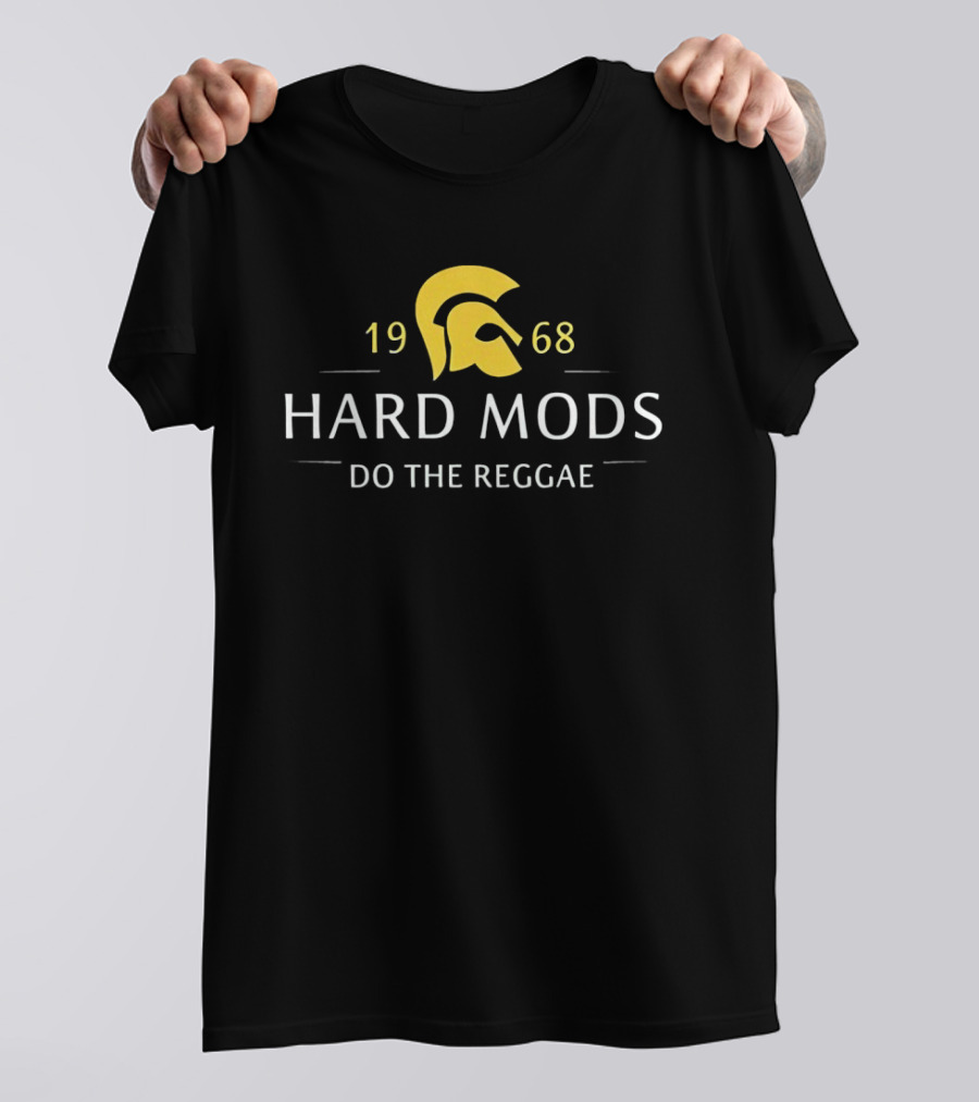 1968 Hard Mods Do The Reggae Spartan Helmet T-Shirt