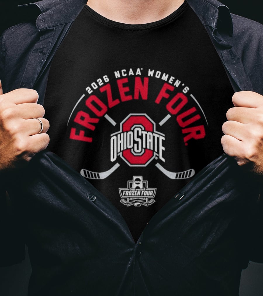 2026 NCAA Women's Frozen Four Ohio State Hockey T-Shirt