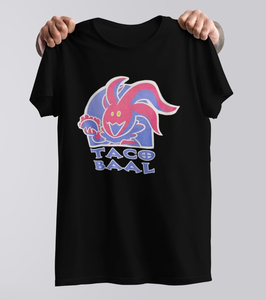 Taco Baal Jester Demon Holding Taco T-Shirt