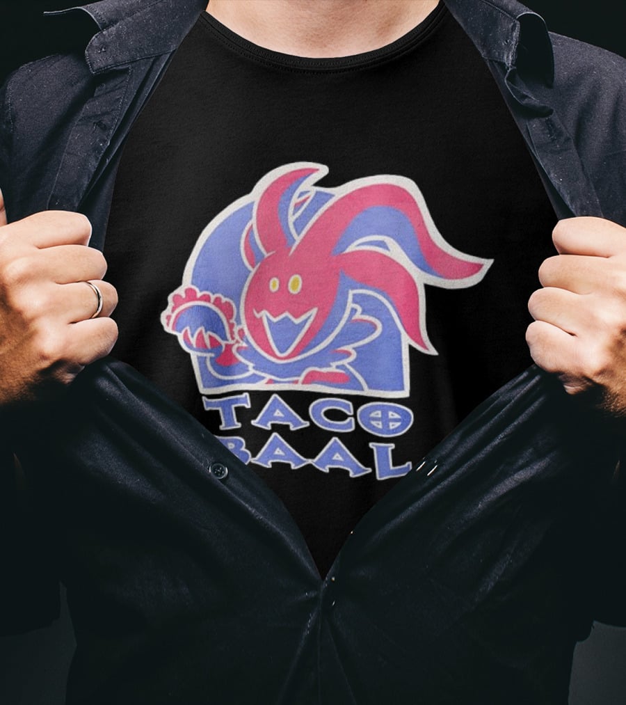 Taco Baal Jester Demon Holding Taco T-Shirt