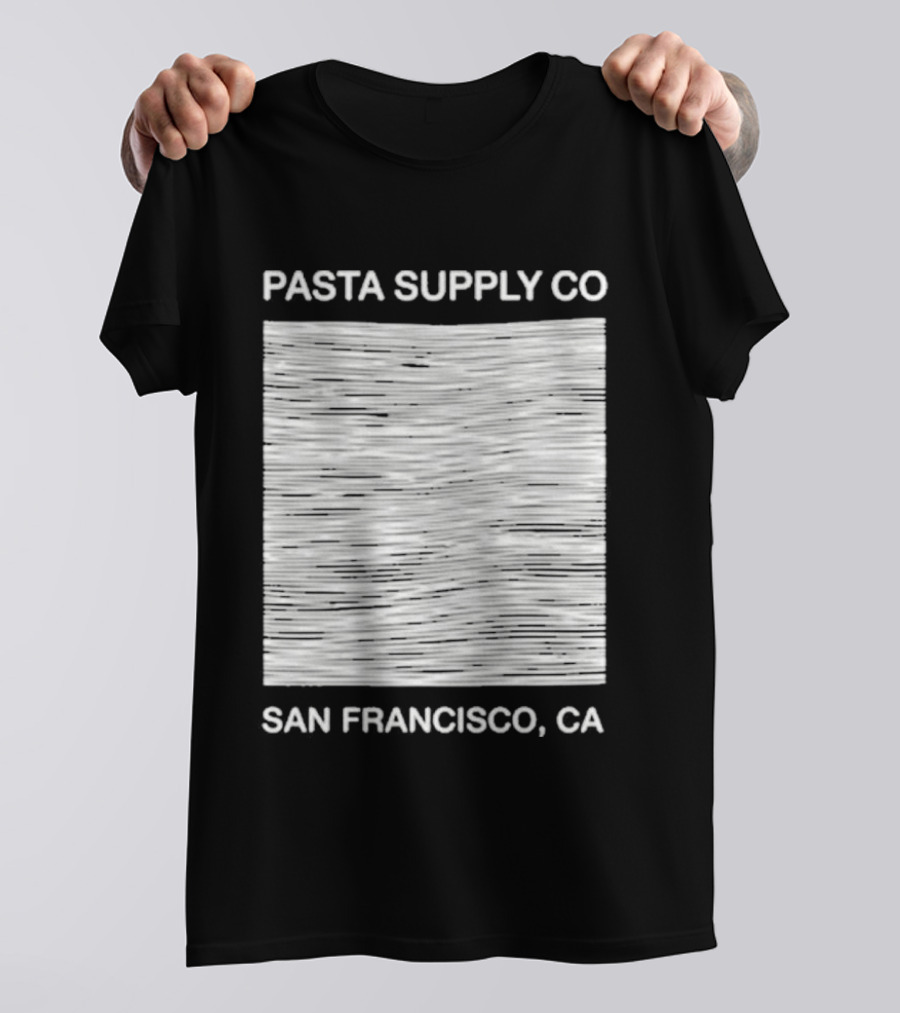 Pasta Supply Co San Francisco CA Unknown Pleasures T-Shirt