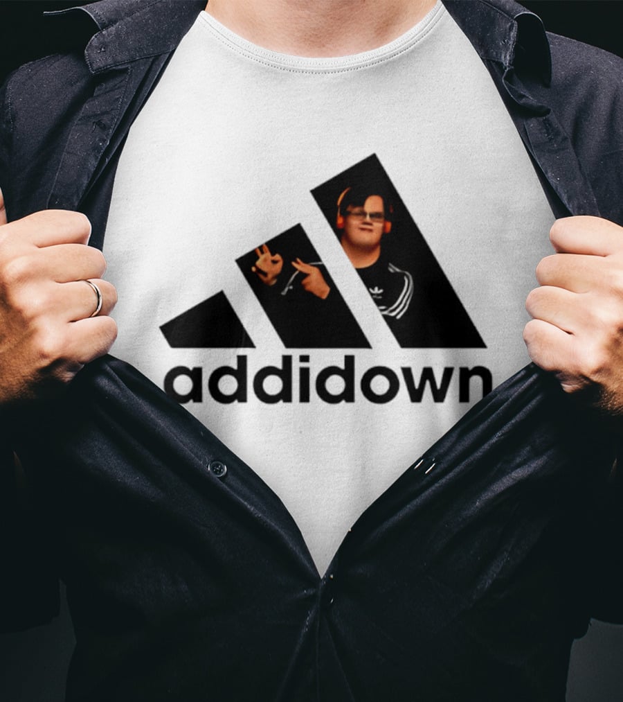 Addidown Down Syndrome Sign Language Pose T-Shirt