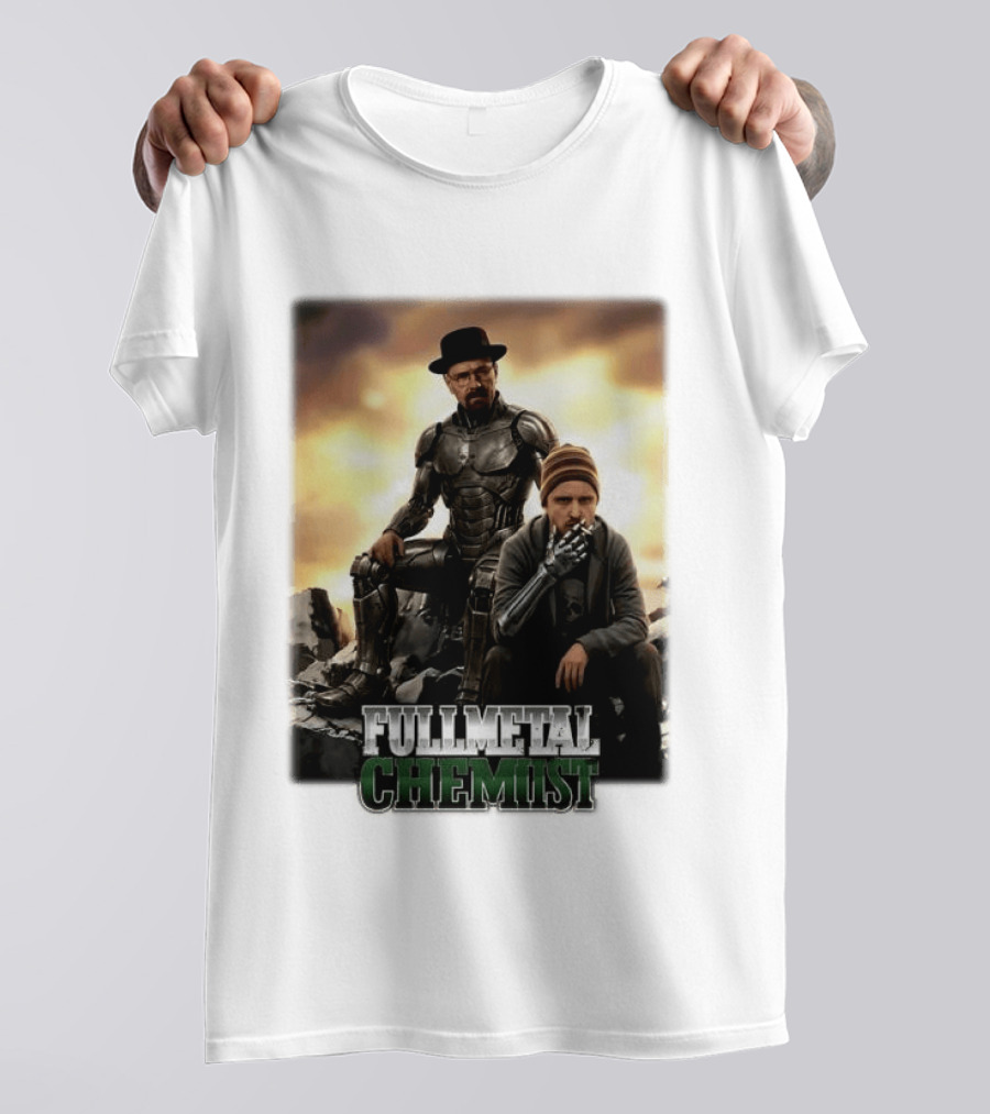 Bryan Cranston Jesse Pinkman Fullmetal Chemist T-Shirt