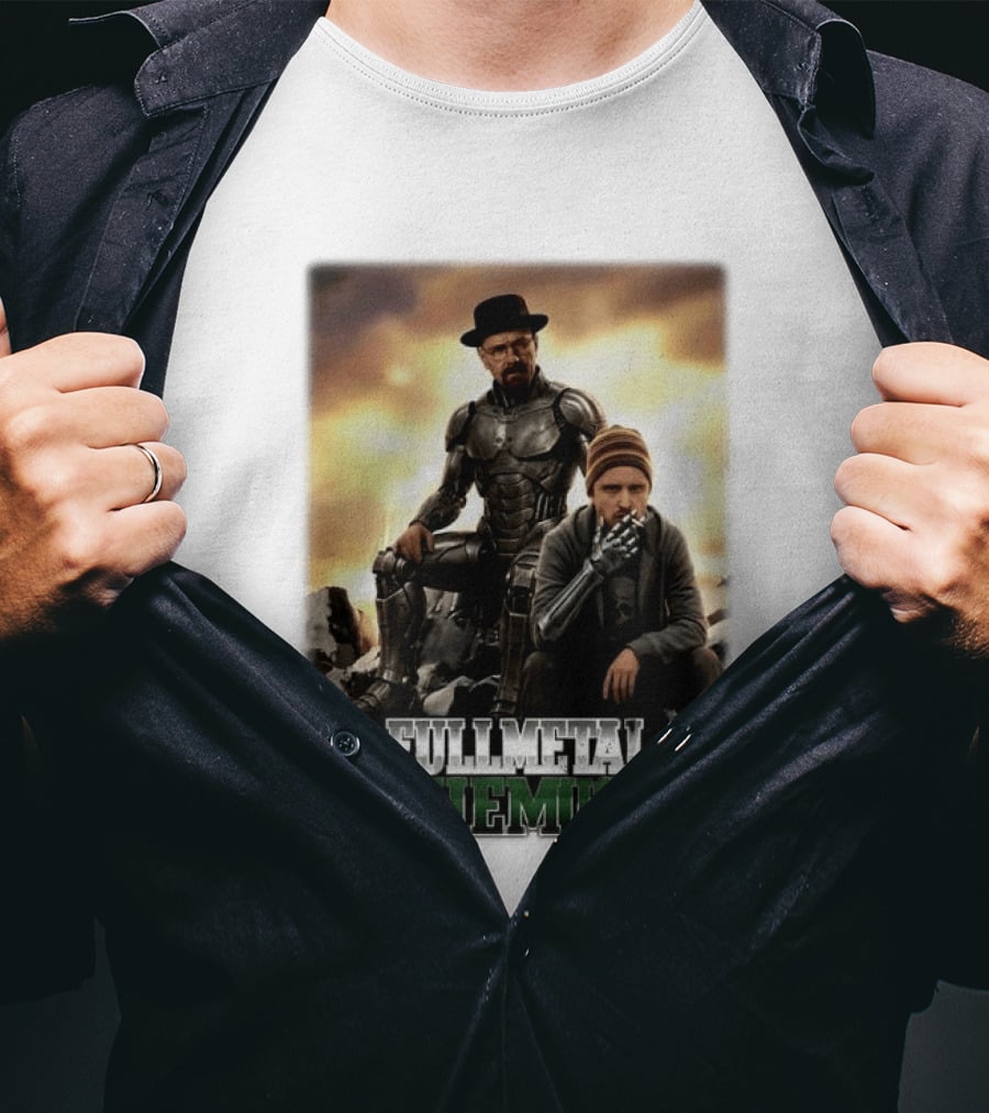 Bryan Cranston Jesse Pinkman Fullmetal Chemist T-Shirt