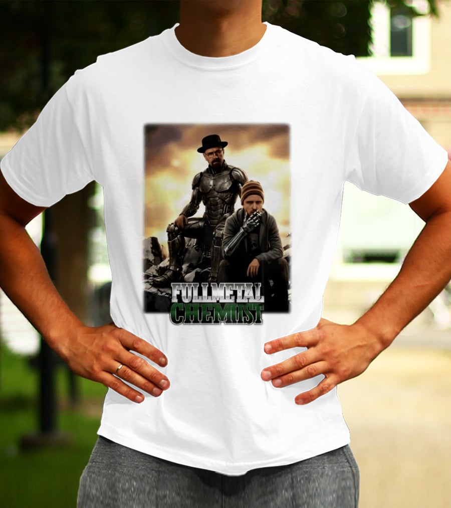 Bryan Cranston Jesse Pinkman Fullmetal Chemist T-Shirt