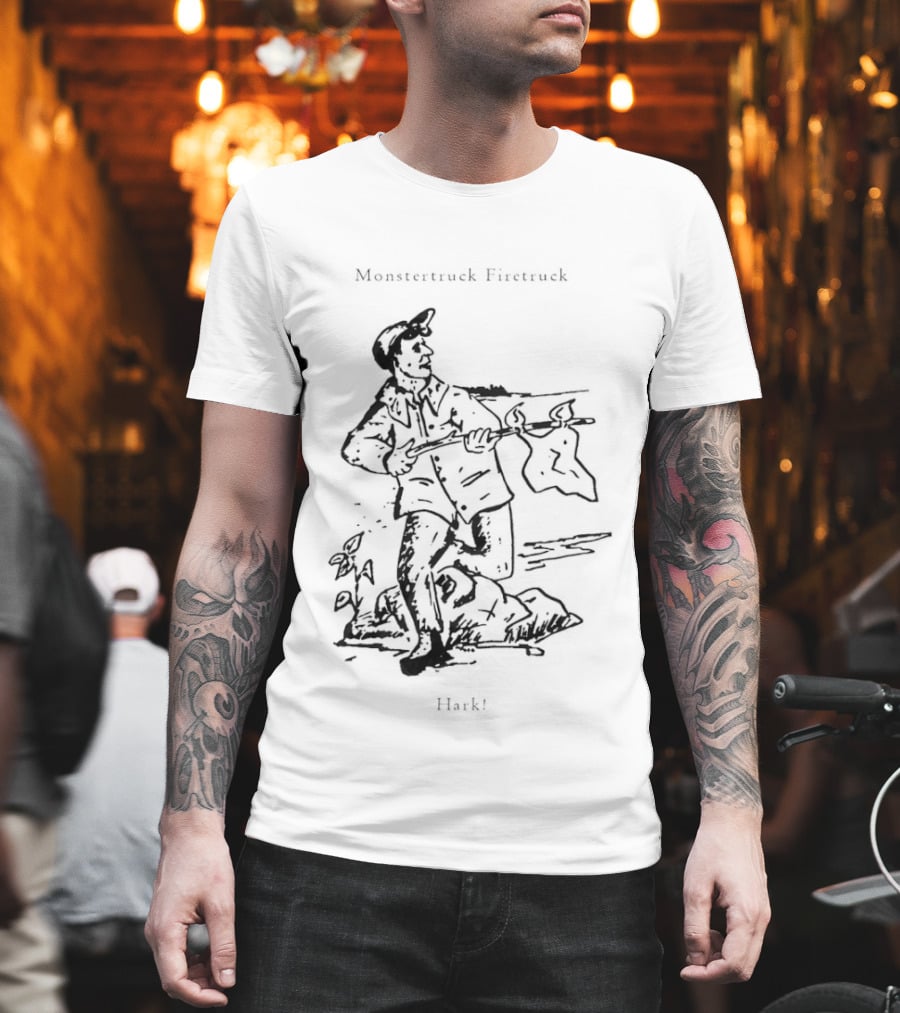 Monstertruck Firetruck Hark Ogbert The Nerd Nostalgic Adventure T-Shirt