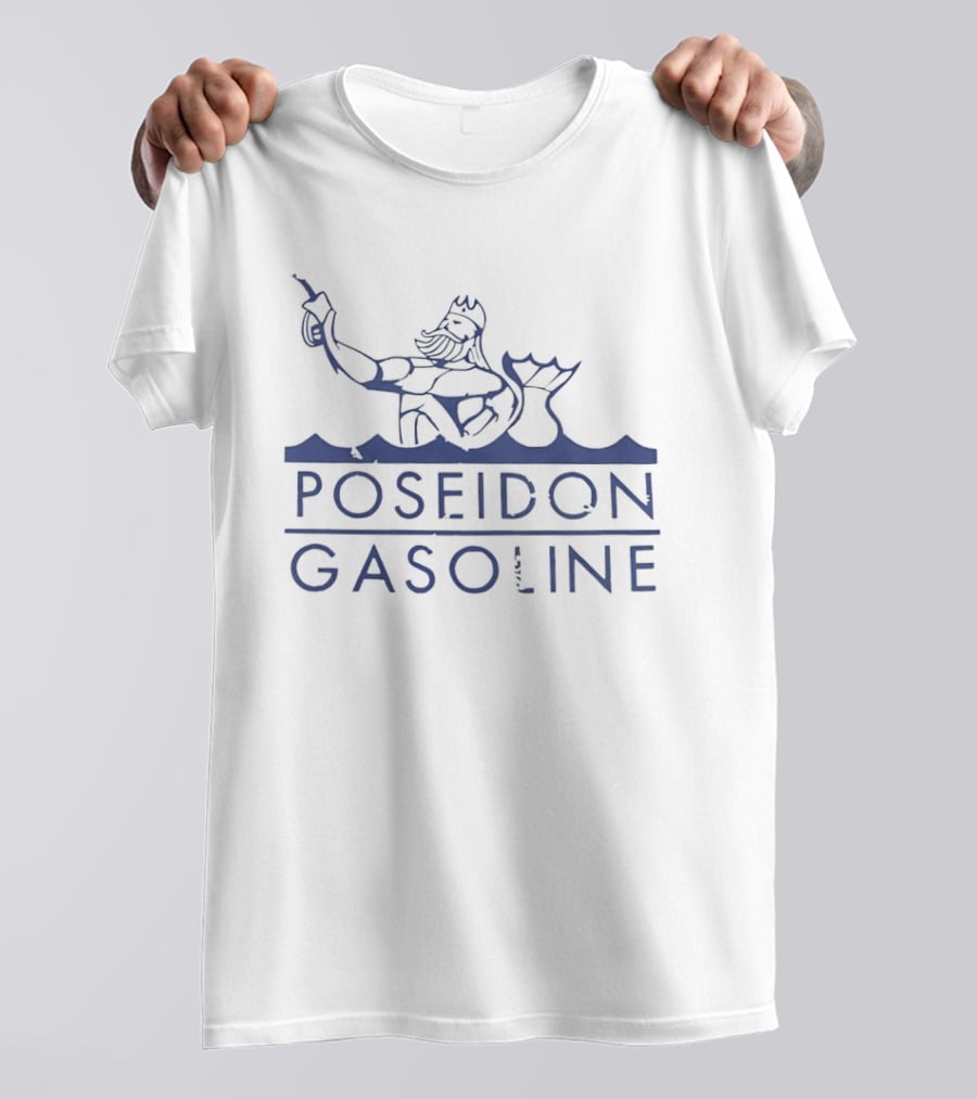 Poseidon Gasoline Mythical Sea God Branding Pseudonym Gasoline T-Shirt