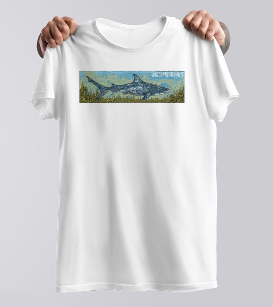 Widespread Panic St. Augustine Amphitheatre March 20 22 2026 Shark T-Shirt